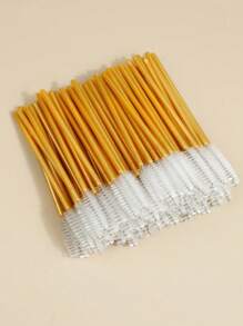 100 pezzi di pennelli monouso per ciglie, spazzole per mascara, applicatori per estensione ciglie, sopracciglia e trucco