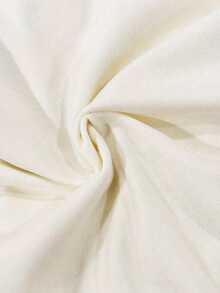 Women Casual Round Neck Short Sleeve T-Shirt With "Espresso Martini Coffee Club" Graphic, Summer - Apricot - View 7