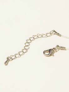 imoli 1pc Minimalist Chic Luxury Fish Line Pendant Beaded Necklace, Suitable For Daily Wear - A27-nek-wc - View 7