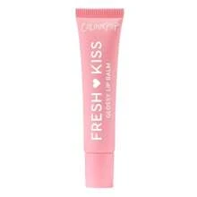 Bálsamo labial brillante Fresh Kiss de ColourPop - Cuidado labial hidratante enriquecido con péptidos, ácido hialurónico, manteca de karité y vitamina E para una fórmula ultra acolchada - Watermelon Sugar (14g)