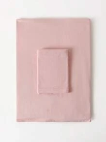 1 pièce Hijab de couleur unie avec ensemble de couvre-chef assorti pour femmes, style simple, mode et polyvalent, foulard de protection solaire avec doublure