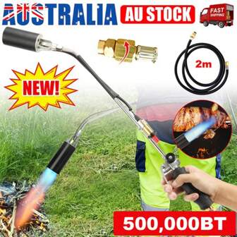 500,000 BTU LPG Gas Spring Summer  Burner Kits Shrub Grass Killer Propane Gas Torch Garden