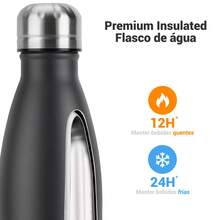 WATERSY 500ML Stainless Steel Thermal Water Bottle For Sports Keeps Water Cold For 24 Hours And Hot For 12 Hours  For Travel - nước da - Xem 8