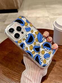 The Cookie Big Mouth Frog Phone Case Is A High-Quality Shockproof Phone Painting Case For Apple 7/8/11/12/13/14/15/16 Series And Galaxy S22/23/24/25 Series - The Perfect Gift For Birthdays, Girlfriends, Boyfriends, Friends And Yourself! - 無色 - 查看 2
