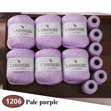 6 Stück weiches & warmes Garn für DIY Häkelmützen und -schals, 300g + 120g Gesamtgewicht