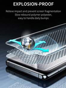 4 miếng phim Hydrogel HD Full Cover tương thích với iPhone/tương thích với Samsung Galaxy/dễ dán và chống trầy xước cảm ứng mượt mà, chống trầy xước, không bụi, không thấm nước, chống vân tay tự động sửa chữa các vết xước phim bảo vệ màn hình thân thiện với vỏ bảo vệ màn hình thiết yếu, áp dụng cho màn hình bảo vệ hàng ngày, văn phòng, gia đình bảo vệ màn hình điện thoại phụ kiện điện thoại chống sốc chống rơi chống rơi - Trong sáng - Xem 11