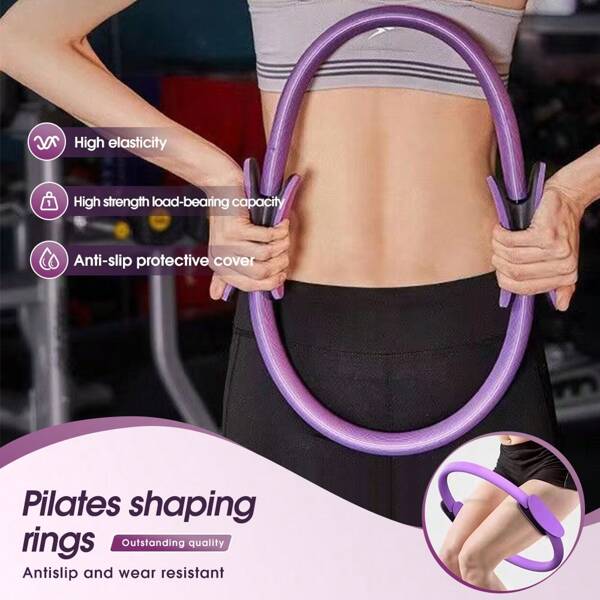 Yoga Magic Ring, Pilatesring, Dijbeenoefening, Yogaring, Dijbeenversteviger, Pilatesapparatuur voor thuis voor vrouwen, Pilatesring-fitnessapparatuur, Thigh Master - Cadeau voor vrouwen en mannen