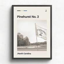 1 pieza / Set de 3 Pósteres de arte de pared con opción de marco / Póster vintage enmarcado del campo de golf de St Andrews, estilo nórdico estético, impresión en lienzo del campo de golf como decoración de pared moderna de mediados de siglo para el hogar - Multicolor - Ver 20