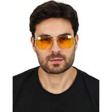 Men Fashion Glasses - Màu vàng - Xem 1