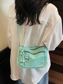 Bolsa de ombro transversal feminina, popular, moderna, de alta qualidade, grande capacidade, novo design, moderna, elegante, simples, personalizada, versátil, clássica, casual para atividades ao ar livre, pequena bolsa quadrada, adequada para deslocamento, escritório, encontros, uso diário, compras, chá da tarde