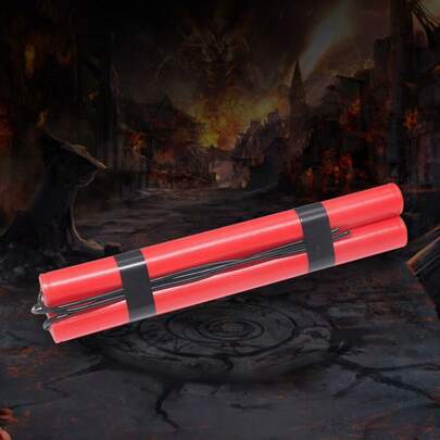 1pc Fake Bomb Prop For Halloween Party Decoration, Entertaining Gag Novelty Item