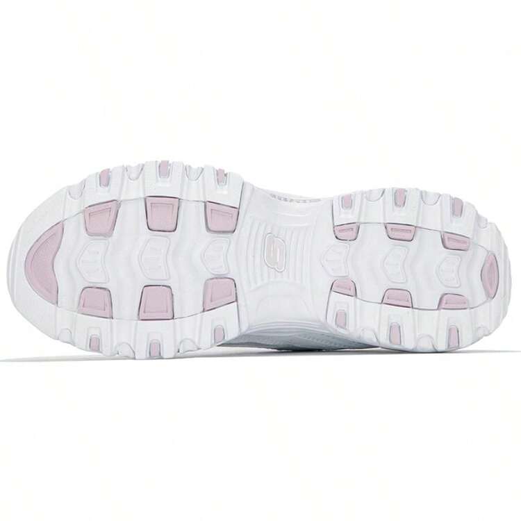 Skechers 女士 D`Lites 1.0 休闲系带运动鞋，户外运动，日常通勤，舒适轻便的运动休闲鞋，66666200-WHT - 白色 - 查看 4