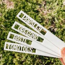 有趣的定制亚克力植物桩，个性化植物标牌，室内盆栽配件，植物标记，花园桩，花园装饰，植物配件，有趣的植物标记，植物桩，植物标牌，波西米亚风礼品，Cottagecore - 彩色 - 查看 10