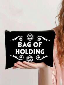 Dice Bag - Bag Of Holding Gifts - D And D Dice Pouch,Back To School,Goth Makeup Bag - Thick Thighs Spooky Vibes Makeup Bag - Gothic Clutch Bag - Grab Bag - Black Goth Makeup Brush Bag - Goth Zip Up Makeup Bag,Satan Is My Sugar Daddy - Goth Makeup Cosmetic Accessory Pouch - Black Gothic Makeup Bag,Everything Is Just Dandy - Keep Calm Makeup Cosmetic Accessory Pouch,Travel Essentials For Vacation Summer Holiday Back To School School Stuff Bag For School Wash Bag Travel - Multicolor - View 11