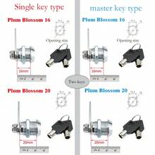 Mechanical Latch Lock For File Cabinet Doors, Emergency Lock For Communication Cabinets, Password Cabinet Lock With Plum Blossom Lock Core, Durable And Anti-Corrosion - Multicolor - View 2