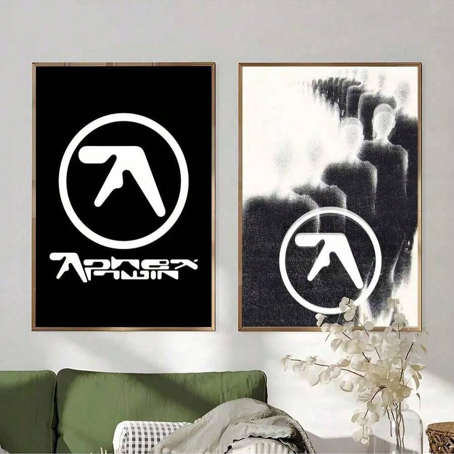1pc Unframed DJ A-Aphex T-Twin Cool Album Poster Wall Art Printing Waterproof Home Living Bed Room Bar Aesthetic Decor - Multicolor - View 1