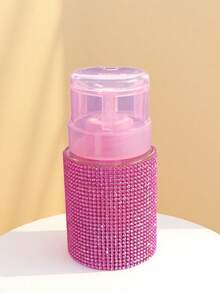 新款镶钻新款满钻卸甲瓶卸甲水洗甲水按压瓶卸妆水按压瓶卸妆液乳液水灌装空瓶旅行便携瓶 - 彩色 - 查看 6