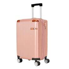 Anac Standard Travel Suitcase 10KG 55x35x25cm Boarding Bag With Expandable Zipper Removable Wheels Hand Luggage Can Take In The Airplane Cabin - Hồng - Xem 2