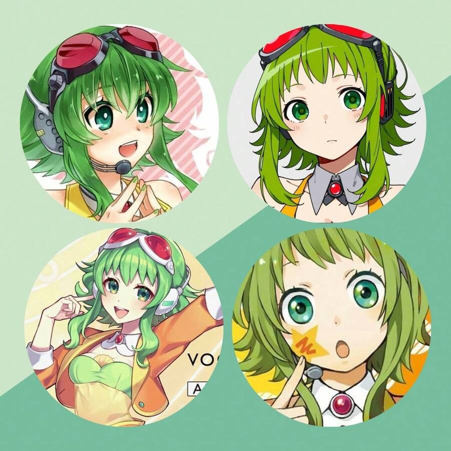 KIT With 4 Vocaloids Buttons - Buttons 4.5CM Brooch - Vocaloid GUMI - MEIKO - Kagamine Rin And Len Megurine Geek Nerd Otaku KAITO Hatsune Megurine TOKYO- ANIME - ANIMATION - Button - Button - Buton - Brooches - Button - Buttons - Butom - Botoms - Pin - Pins - Button - Bottom - 4 鍵套件 - 查看 1