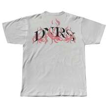 Unisex Streetwear T-Shirt DNRS Fire | 100% Cotton 30.0 Thread | Striking Style And Urban Comfort - trắng - Xem 1