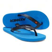 Men's Casual Anatomical Flip Flops | Premium EVA | Non-Slip | Iconnic Coastal Elegance - 藍色 - 查看 6
