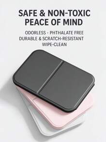 1pc Simple Bathroom Makeup Mirror, Portable Desktop Vanity Mirror, Office Desk Stand Mirror, Handheld Cosmetic Mirror, Adjustable Tabletop Mirror, Student Dormitory Dressing Table Mirror, Home Decoration, Room Decoration, Bathroom Accessory Valentine DAY, Back To School