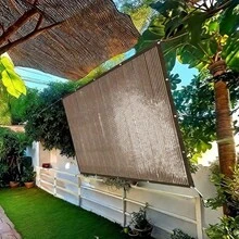 Outdoor All-Weather Sunshade Sail - High-Density Polyethylene Base Material Combined With A Copper Buckle Windproof System