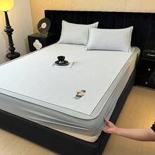 Cooling Mattress Pads - Bed Sheet-water Green - View 11