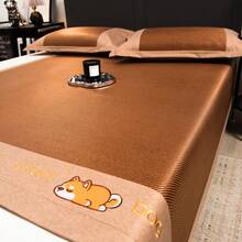 Cooling Mattress Pads - Lucky Dog - Lake Green [Fatted Sheet] With the Same Pillowcase - View 10