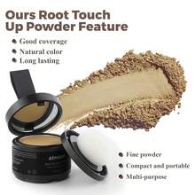 Glow HavenRoot Up Powder, Hairline Powder Thinning Hair, Instantly Cover Hair, Root Cover Up Women & Men, Bald Spots, Grooming, Beard Line (Light-Blonde, 0.14 Ounce (Pack Of 1)) - Blonde - 查看 9