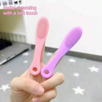 Deep Cleansing Pore Cleansing Brush Soft Hair Cleansing Brush Soft Finger Brush Silicone Brush Facial Cleansing Brush