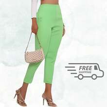 Calça ZR Feminina Social Alfaiataria NUDE: Conforto e Sofisticação para Mulheres Modernas