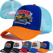 JZML 1pc Men's Letter Embroidery Motorcycle Truck Driver Hat - Trucker Hat - View 12