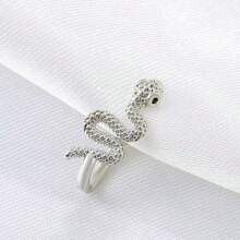 1pc Personalized Simple No-Piercing U-Shaped Snake Nose Ring Design Nose Clip Jewelry For Women And Men, Suitable For Daily Wear, Party Gifts