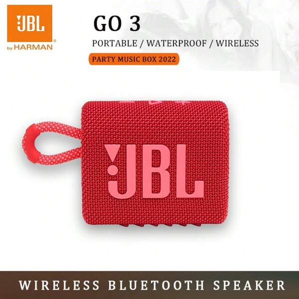  JBL Go 3 蓝牙音箱 强劲低音低音炮 立体声户外 GO3 便携式迷你无线音箱 原装 JBL