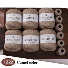 6 Stück weiches & warmes Garn für DIY Häkelmützen und -schals, 300g + 120g Gesamtgewicht