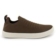 Men's Slip On Comfortable Casual Sock Sneakers - Cà phê nâu - Xem 2