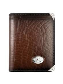 Porta Cartão Masculina Alto Padrão Mitty Elite; Porta Cartão Exclusivo; Mini Carteira Luxo - Marrom - Visão 2