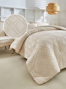 1 件夏季被子/毯子、床上用品、纯色薄被子、现代简约设计、米色空调被、柔软透气的床上用品、舒适亲肤的薄被子、房间装饰、适合单人床、全尺寸床、特大号床、大号床所有尺寸床、适合夏季、卧室宿舍用轻便床罩、家纺、可机洗、完美的节日礼物、返校季、秋季装饰、秋季装饰、房间装饰 - 米色 - 查看 5