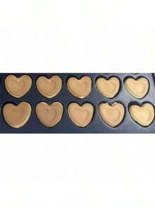 BEIJAMEI BEIJAMEI Macchina per muffin a forma di cuore con 25 fori, macchina elettrica per bruciare il rame, macchina per waffle a forma di cuore