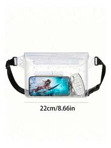 大容量防水手机袋，三层密封触摸屏防水手机腰包，适合游泳、漂流和潜水防水手机收纳袋 - 确保手机干燥存放防水手机壳 - 彩色 - 查看 12