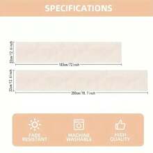 1pc Autumn Pumpkin And Leaf Patterns Table Runner, Fall Themed Linen Table Cloth, Ideal For Home Kitchen Decor, Farmhouse Home Decoration Fall Decor Halloween Autumn Decor