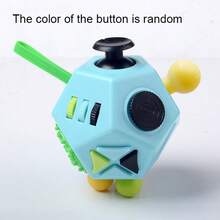 1 PC 12 Sides Fidget Toys Stress Relief Dice Decompression Antistress Anxiety Games Anti Depression Cube Toy - Multicolor - View 14