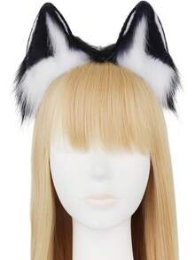 ¡RecomendadoJuego de guantes de manoplas de pata de gato con orejas de lobo de zorro, para fiestas de Halloween, disfraces de cosplay¡Top de Temporada - Marrón - Ver 7