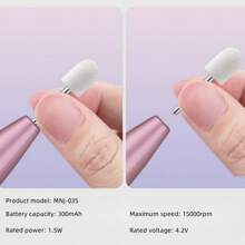 Professional Electric Nail Drill Kit, USB Nail Drill Polishing Machine With 11pcs Replaceable Drill Bits And Sanding Bands, For Cuticle Removal, Polishing, Acrylic Nail Care Tools, Holiday Gift