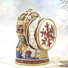 Rotary Ferris Wheel Resin Music Box, Decor Ornament, Gift For Birthday, Holiday, Anniversary