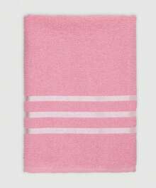 Europa Enxuta 4-Piece Towel Set 100% Cotton - Large Thick - 葡萄酒和嬰兒玫瑰 - 查看 2