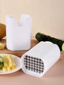 1 薯条切割器，天然切割，快速切片器，蔬菜和土豆工具，食品蔬菜切割器，蔬菜切碎器 - 彩色 - 查看 7