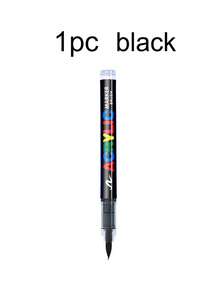 GuangNa 24 لون/24 قطعة قلم تحديد أكريليك أنيق بتصميم فوهة ناعمة شخصية، قلم حبر ملون للخط الجميل والرسم والتلوين، قلم مائي أساسي - لوازم مدرسية - متعدد الألوان - مشاهدة 27