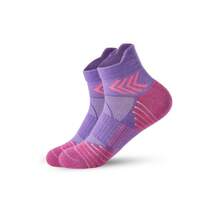 1 par de calcetines tobillos para correr para mujeres y hombres, calcetines cortos acolchados de algodón para entrenamiento, calcetines con malla y fondo acolchado UNISEX